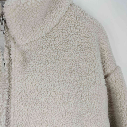 ショコラフィネローブ chocol raffine robe スタンドカラーボアブルゾン レディース FREE